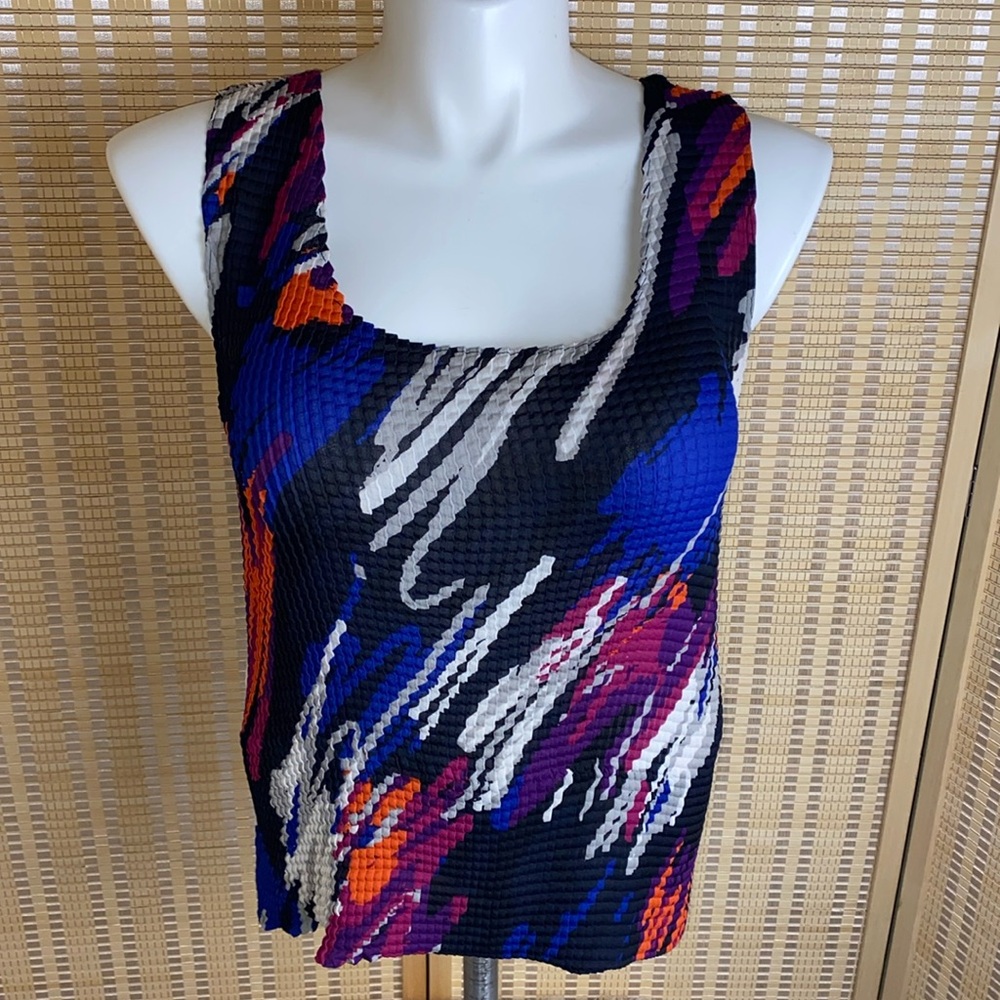 🔷Liz Baker Lightweight Stretch Multicolor Tank Top Size 2X